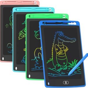 4-Pack Color Drawing Tablets for Kids – Fun Learning & Doodling Boards