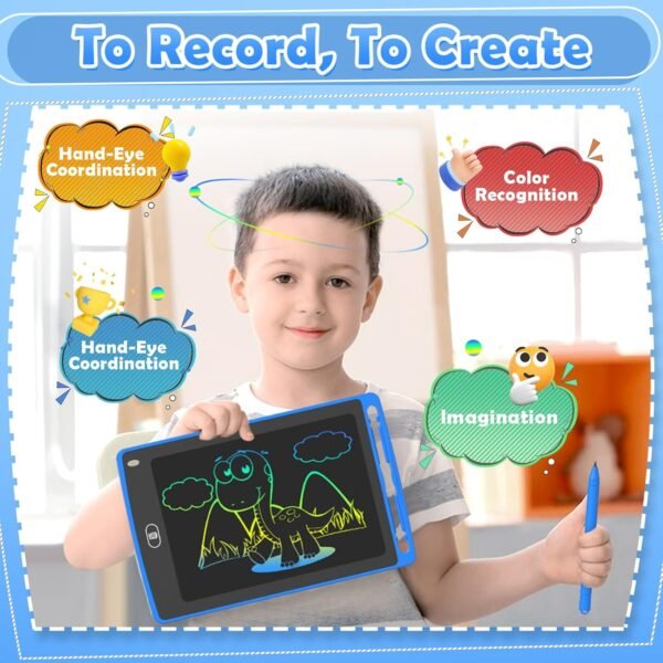 4-Pack Color Drawing Tablets for Kids – Fun Learning & Doodling Boards - Image 2