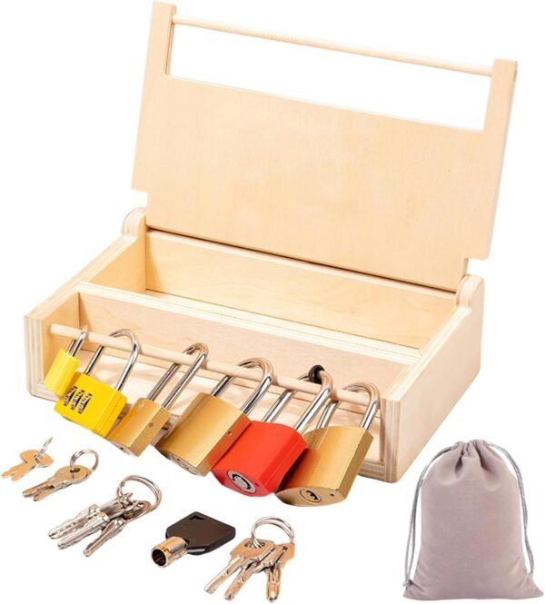 6-Pack Lock and Key Toy Set – Hands-On Learning for Kids