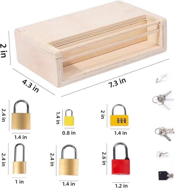 6-Pack Lock and Key Toy Set – Hands-On Learning for Kids - Image 5