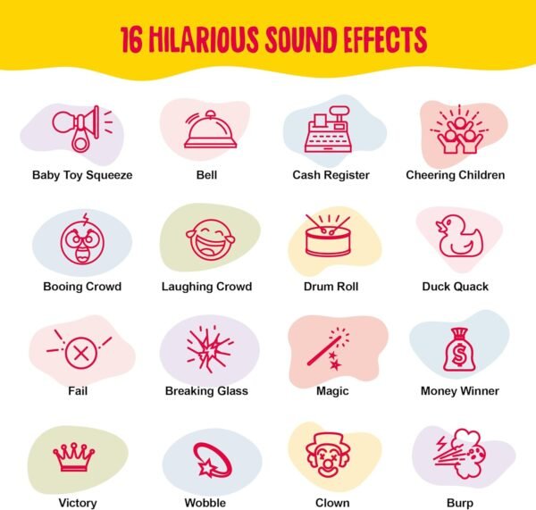 Sound Effects Machine with 16 Fun Noises – Prank Toy for Kids - Image 2